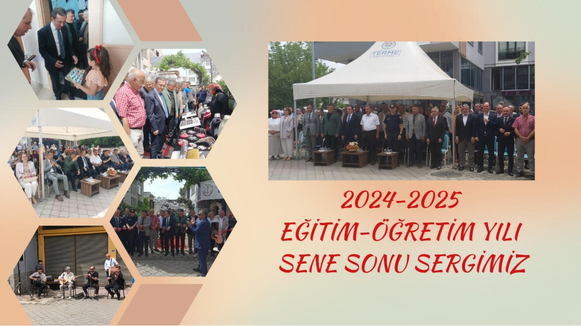2024-2025 Eğitim-Öğretim Yılı Sene Sonu Sergimizi Açtık
